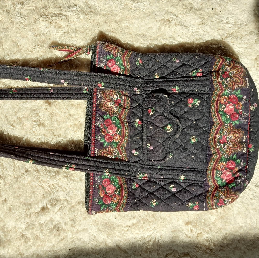 Vera Bradley black shoulder bag
